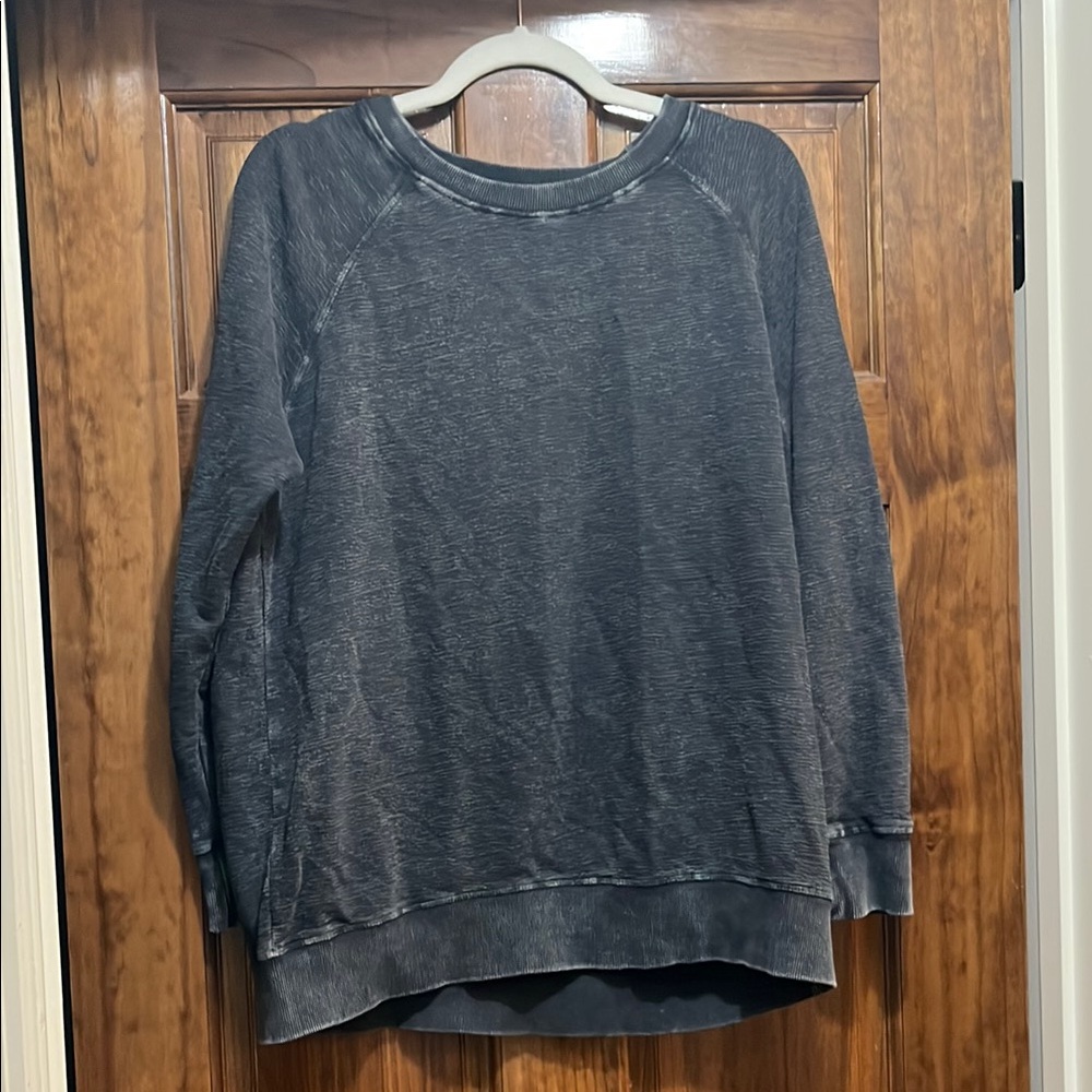 Dark Gray Casual Sweatshirt